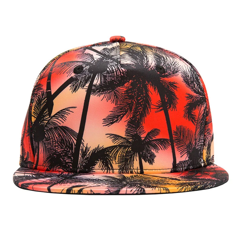 Unisex Coconut Tree Baseball Cap Men Women Outdoor Sports Snapback Adjustable Dad Hats Teenage Hip Hop Gorras Casquette CP0306 (3)