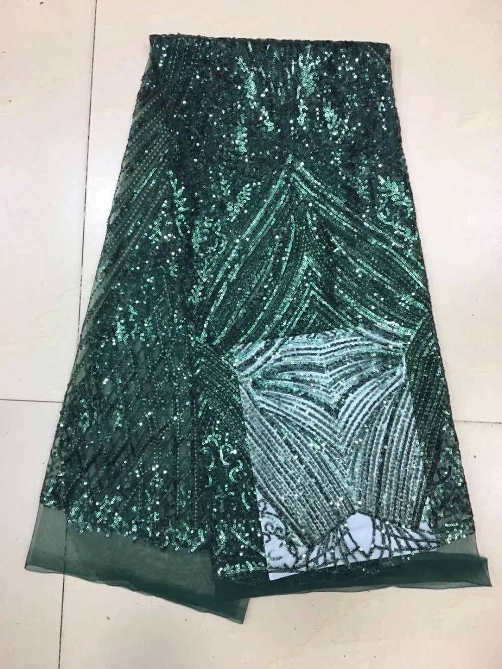 

Sequins Fabric Latest Quality 2018 French Lace, Nigerian Lace Fabric