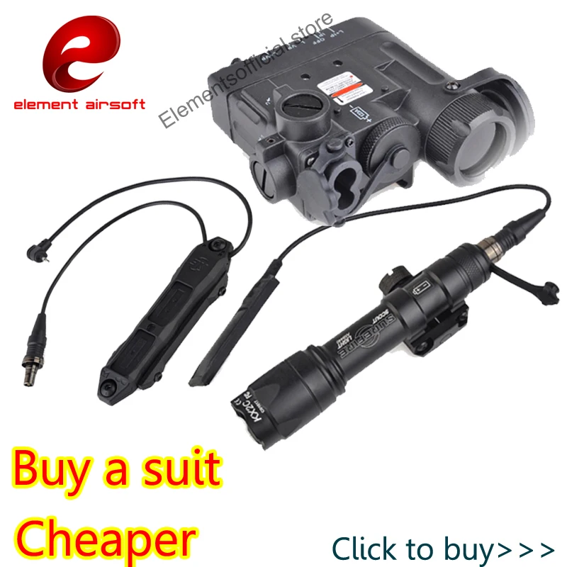 Element-Airsoft-SF-M600C-Weapon-Scout-light-IR-Laser-Led-Torch-DBAL-D2-IR-Laser-Double