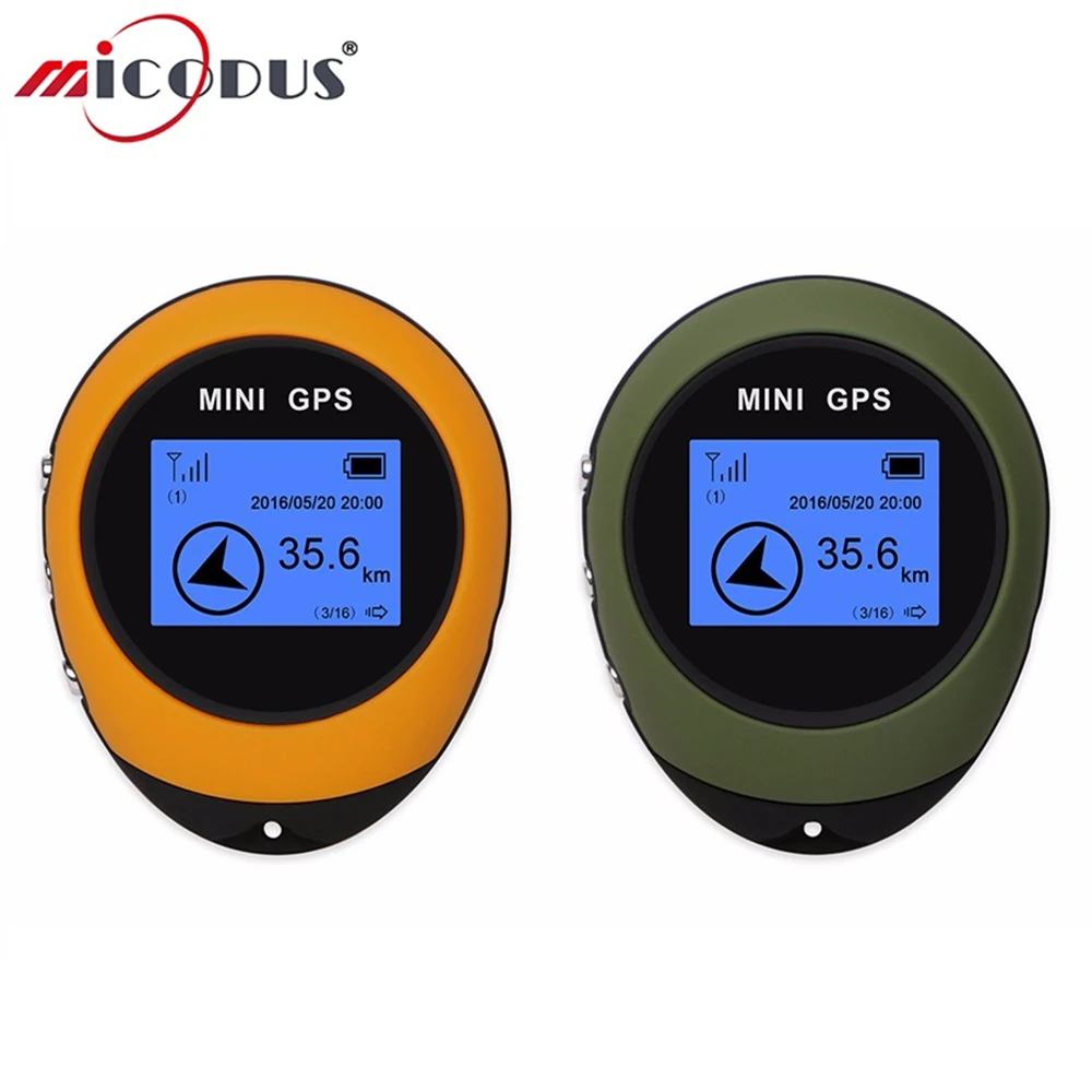 Handheld GPS Compass 1.4 Inch Record the Travel Distance Mini GPS Navigation USB Charging