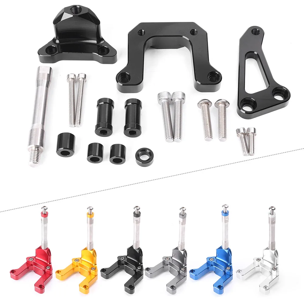 

For Yamaha M-SLAZ MSLAZ Motorcycle Steering Damper Stabilizer Bracket Mounting Holder Set CNC Aluminum