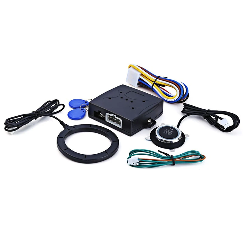 

Auto Car Alarm Car Engine Push Start Button RFID Lock Ignition Starter Keyless Entry Start Stop Immobilizer System XL-132