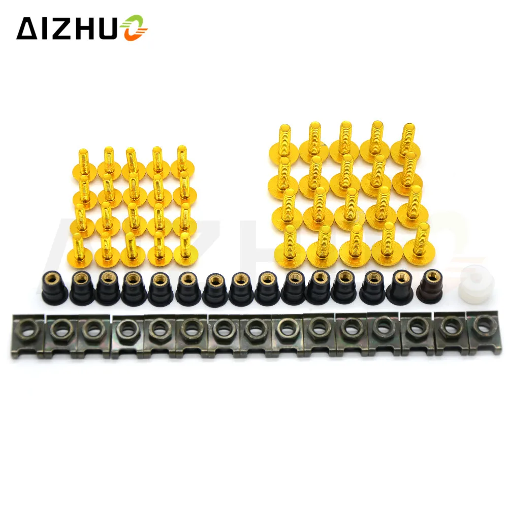 

Motorcycle Windshield Bolts Screws Fastener Motorbike Fairing Mounting Kit for yamaha FZ1 FZ6 FAZER XJ6 N XSR 700 900 ABS V-MAX