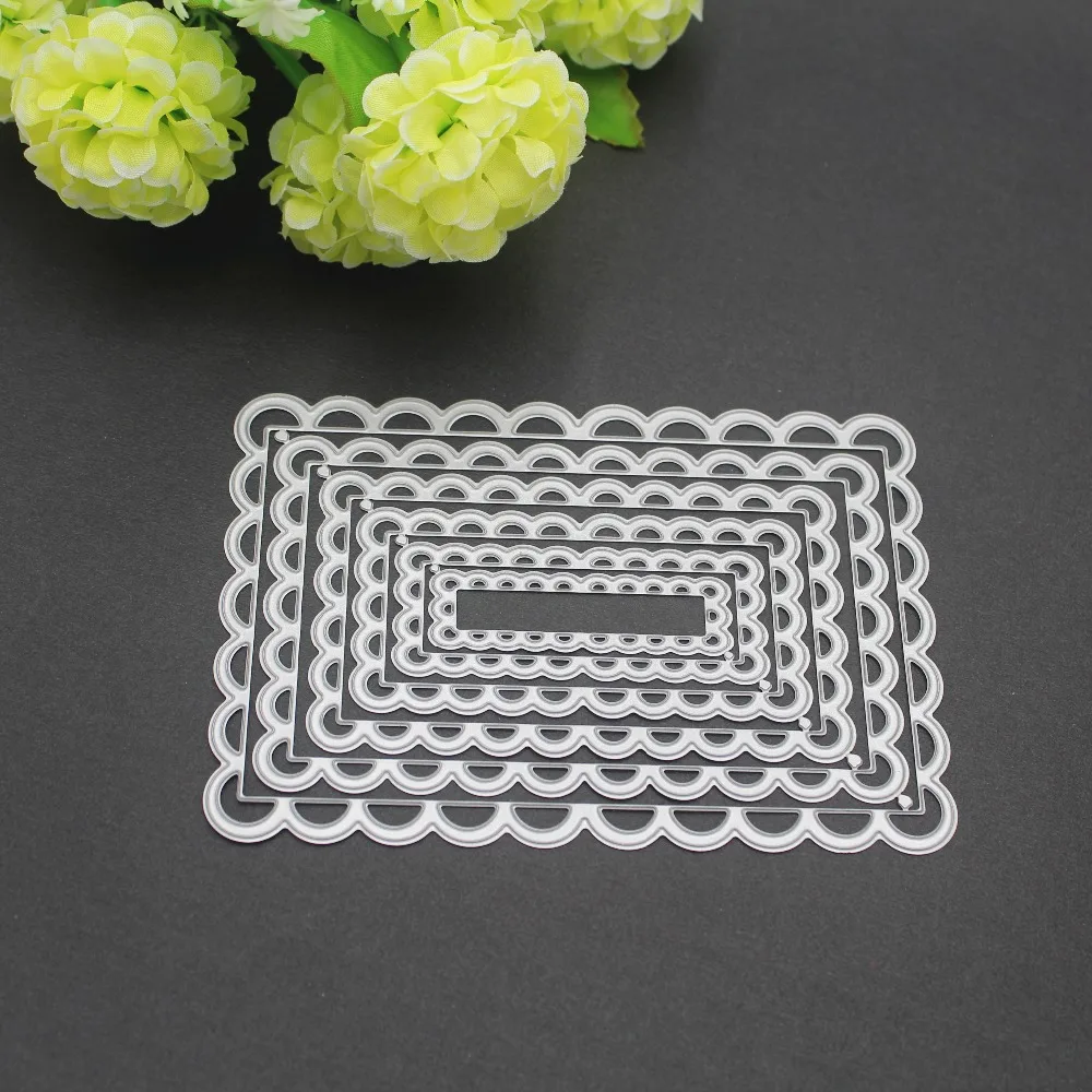 Swovo-Nested-Stitched-Scallop-Rectangle-Frame-Metal-Cutting-Dies-DIY-Etched-Dies-Craft-Paper-Card-Making (2)