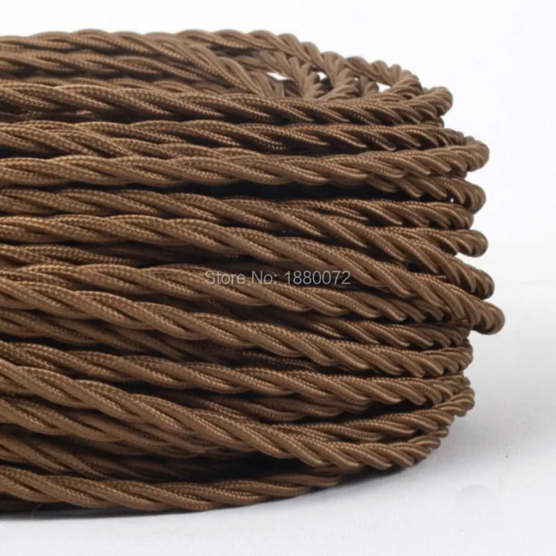 2*0 75 мм винтажный шнур для лампы из ткани в античном стиле|fabric lamp cord|fabric lampcloth cord |