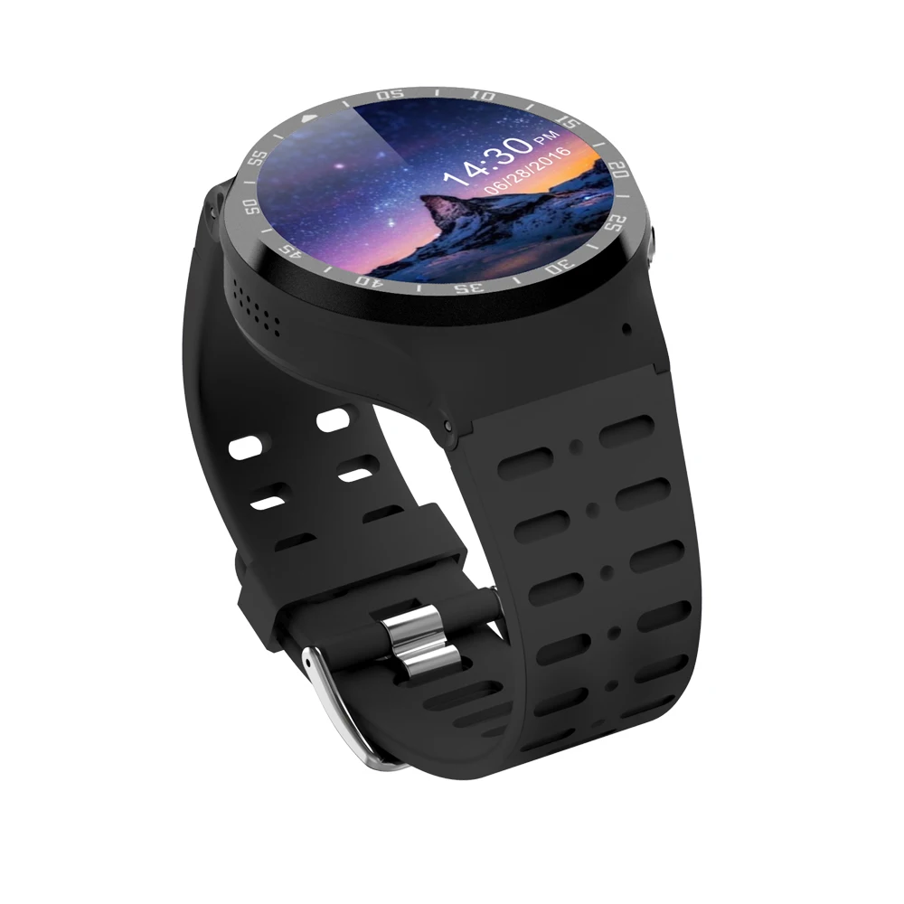 New 3G Smartwatch Phone 1.33'' Android 5.1 MTK6580 Quad Core 8GB ROM 2.0MP Camera WiFi Bluetooth Heart Rate Smart Watch PK KW88
