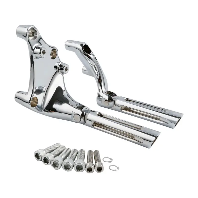 Footrest Foot Peg W/Mount Brackets For Harley Sportster 1200 Seventy