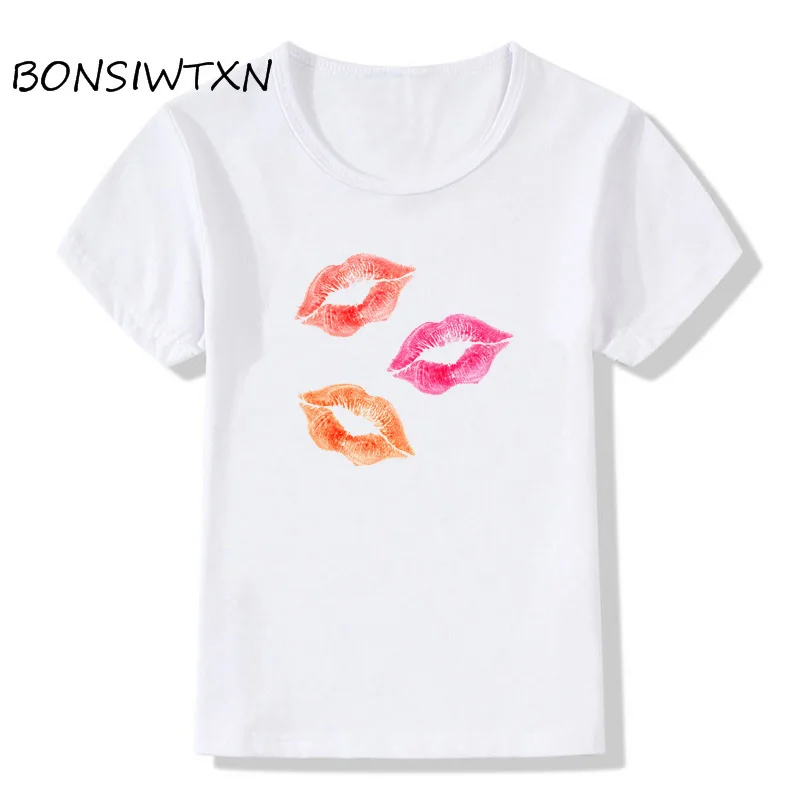 Bonsiwtxn 2017 детей Губная Помада для губ Make Up забавные Повседневная одежда малышей
