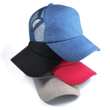 Бейсбол Кепки Альпинизм Кепки Лето Рыбалка шляпа дышащий Лен сетки Кепки Для женщин Для мужчин