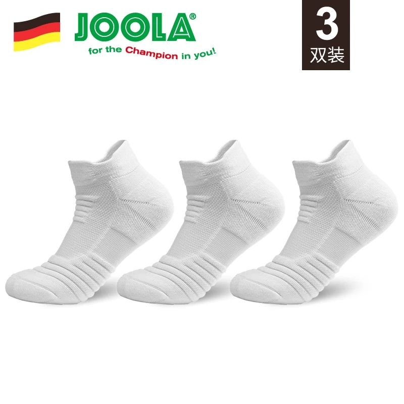 3 пары, спортивные носки Joola для настольного тенниса, спортивные носки, мужские и женские профессиональные спортивные носки, короткие Нескользящие Дышащие носки