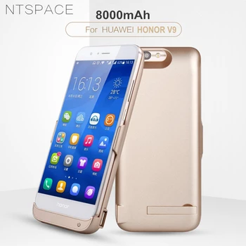 

NTSPACE 8000mAh Backup Power Bank Cover For Huawei Honor V9 Battery Case External Battery Charging Cover Powerbank Holder Case