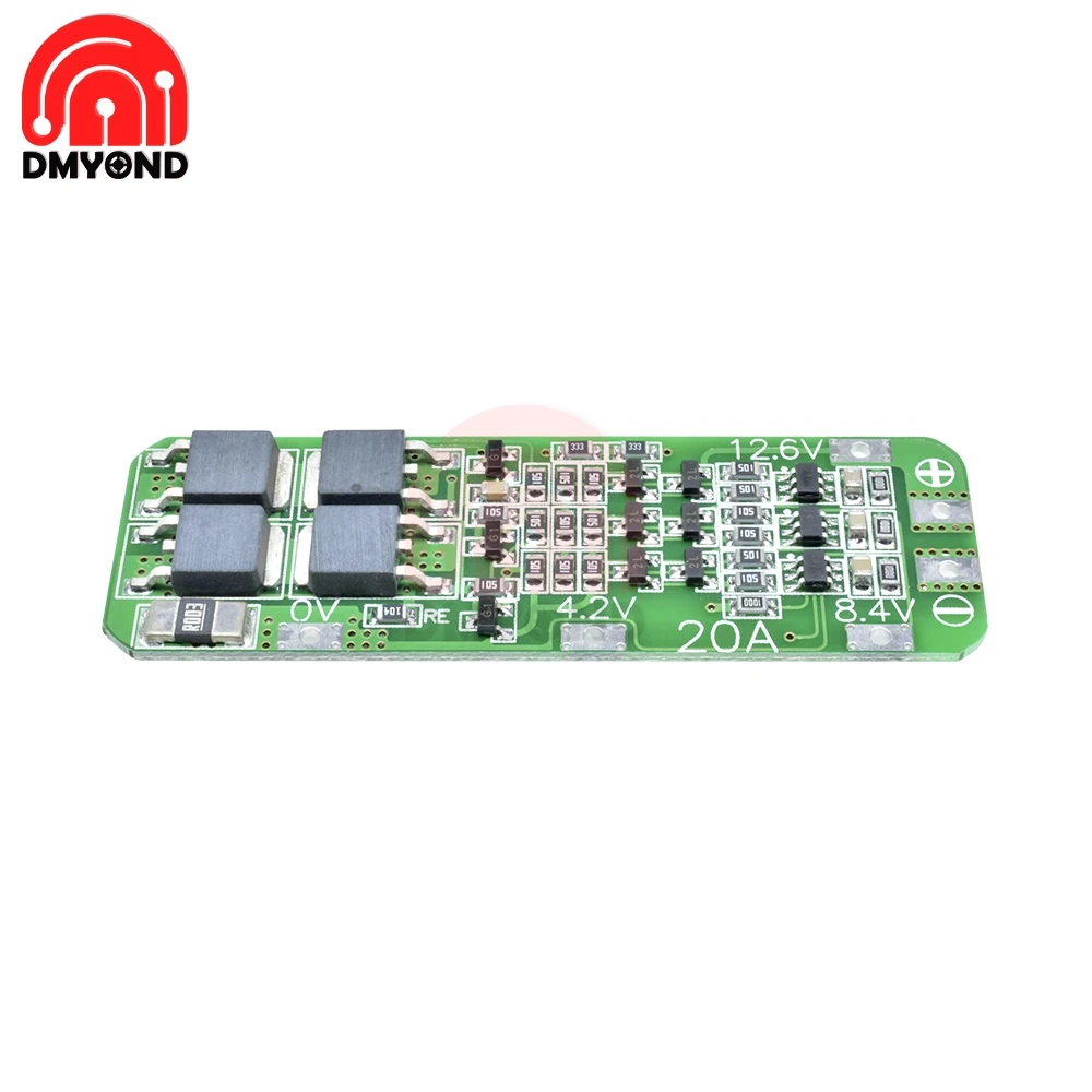 Защитная плата PCB BMS зарядного устройства для литий ионной литиевой батареи 3 S