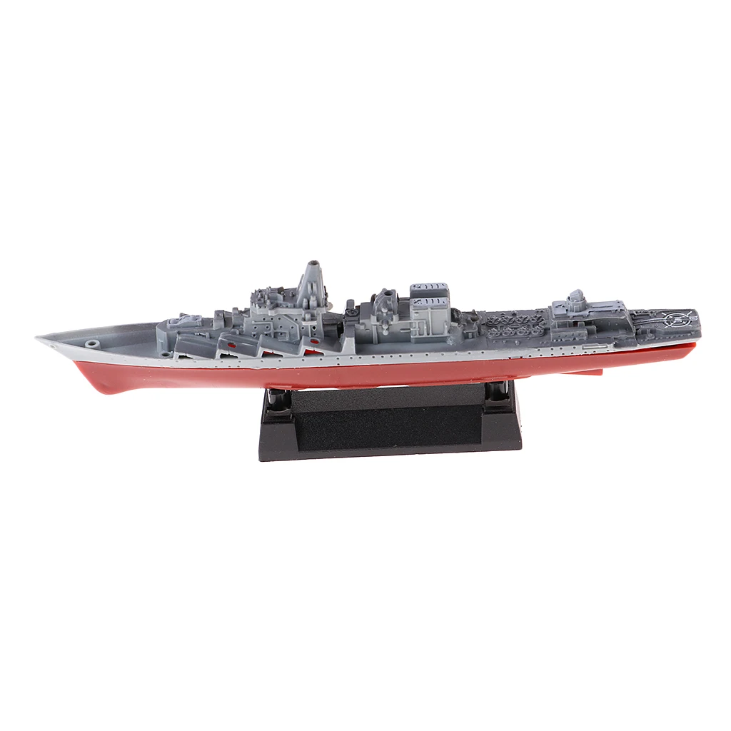 8x 4D Military Battleship Submarine Models Assemble Liaoning Aircraft Carrie USS Sacramento AOE-1