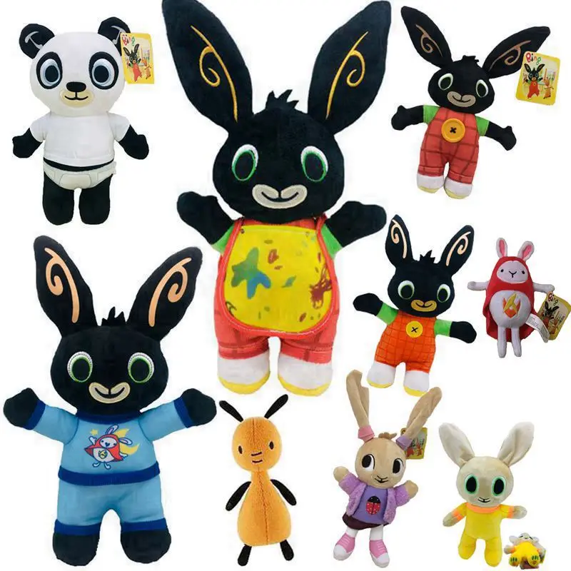 

Cartoon Bing Bunny Rabbit Plush Toy, Fnaf Bing Friends Flop Sula Elephant Panda Bear Stuffed Animal Plush Doll For Girls