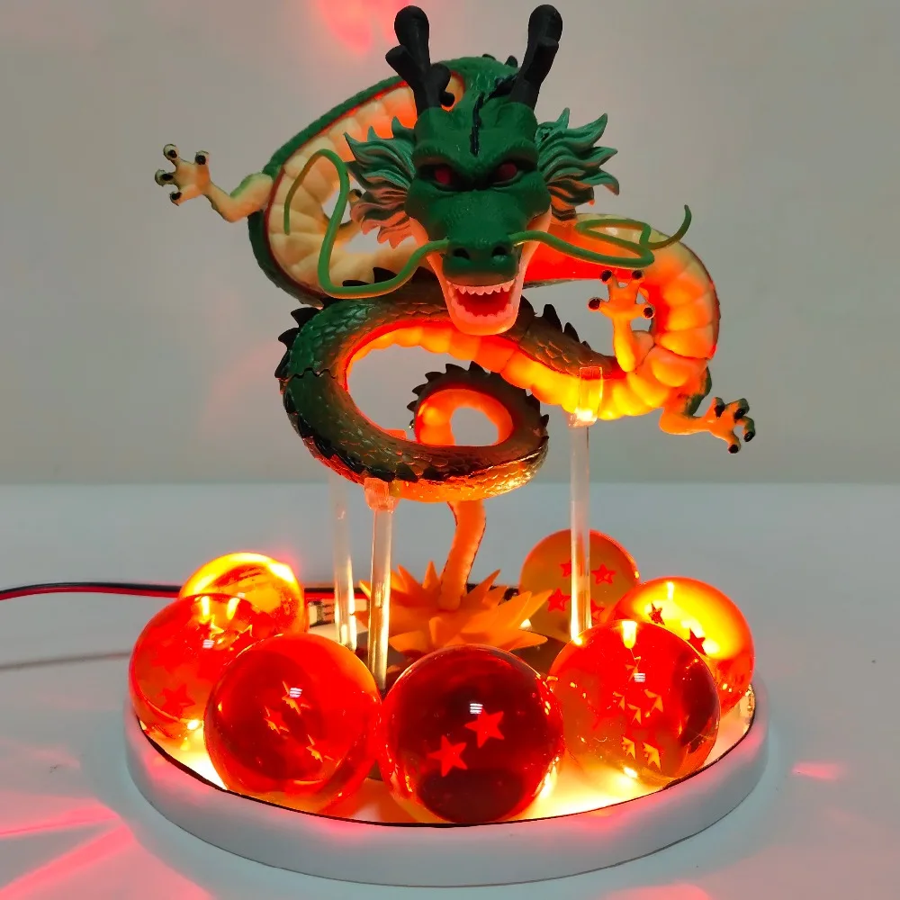 Экшн фигурки из Драконий жемчуг Z Shenron светодиодные Кристальные шарики аниме