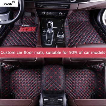 

XWSN custom car floor mats for Haval All Models H1 H2 H3 H6 H7 H4 H5 H8 H9 M6 H2S H6coupe floor mats for cars