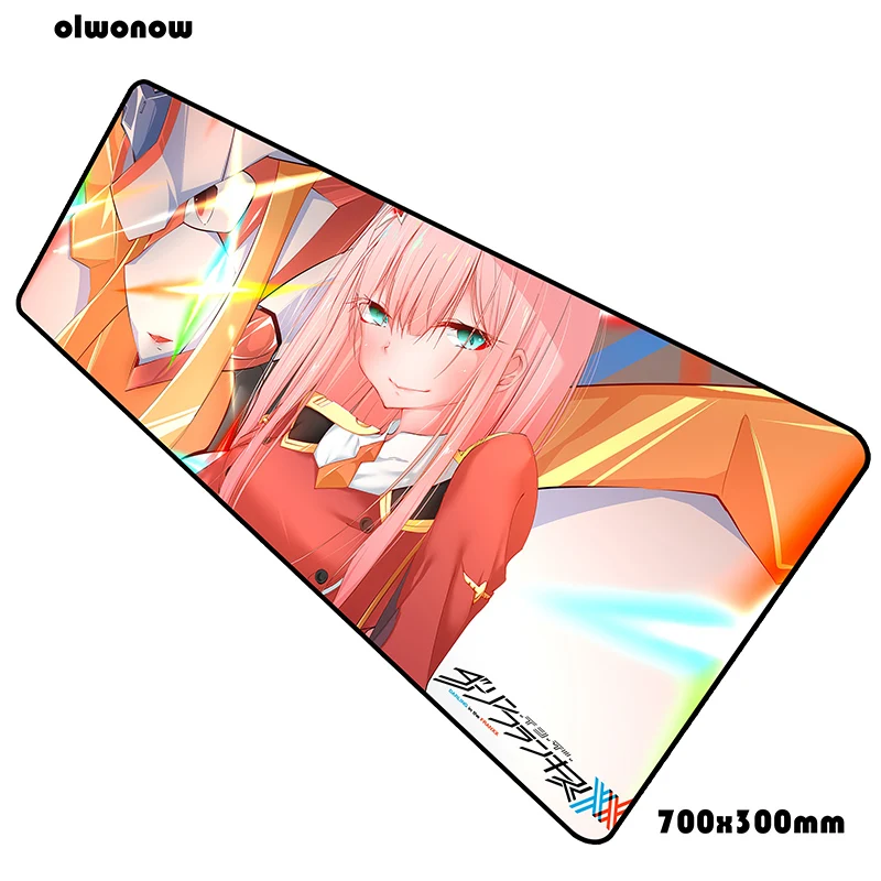 Коврик для мыши darling in the franxx 70x30 см игровой коврик для мыши крутой офисный notbook Настольный коврик очаровательные padmouse игры pc gamer коврики - Цвет: Size 700x300x2mm