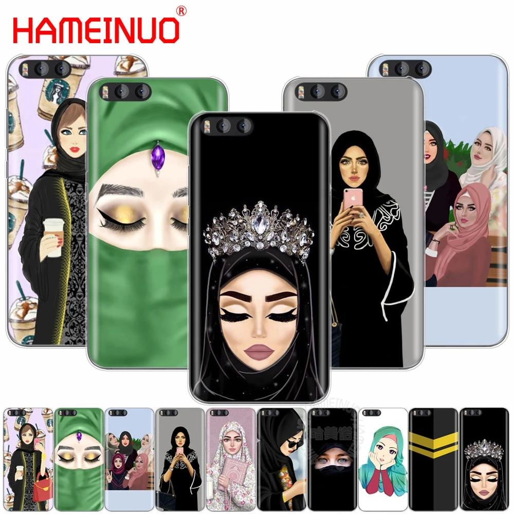 

hijab Beautiful Muslim Girls women Cover Case for Xiaomi Mi 3 4 5 5S 5C 5X 6 Mi3 Mi4 4I 4C Mi5 MI6 NOTE MAX 2 mix plus