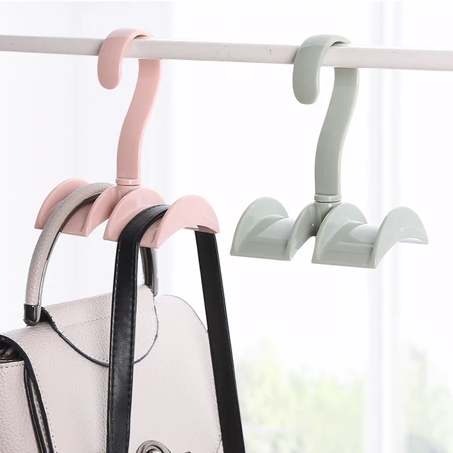Vanzlife Creative Bag Storage Rack Wardrobe Nail Free Seamless Hook Vanzlife Creative Bag Storage Rack Wardrobe Nail Free Seamless Hook Hanger Home Hanging Tie