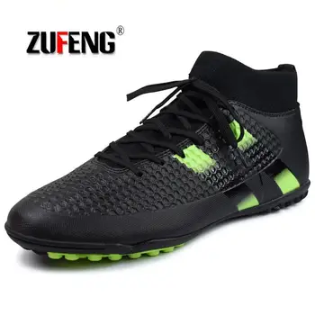 

Men's Futzalki Football Shoes Sneakers Indoor Turf Superfly Futsal 2018 Original Football Boots Ankle High Soccer Boots Cleats