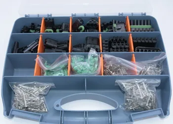 

1/2/3/4/6 Pin Delphi connector Weather pack kit Connectors+Pins+Seals 12015792 12015793 12010974 12010717 12015797 12089040