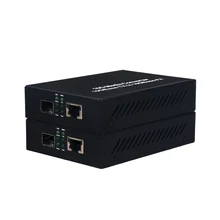 1 пара 10G конвертер медиафайлов SFP RJ45 Ethernet оптический Порты и разъёмы волоконно-оптический переключатель волоконно-оптический модуль приемопередатчика