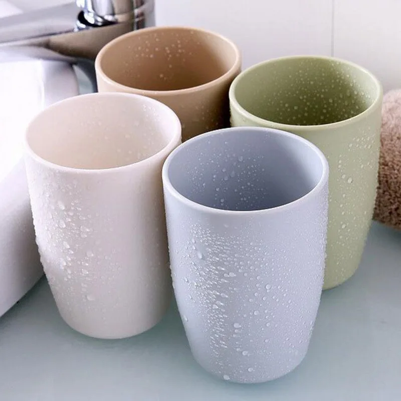 

fashion lovers gargle cup of plain coloured wash brush my teeth cup suit circular toothbrush cup wholesale glass cup