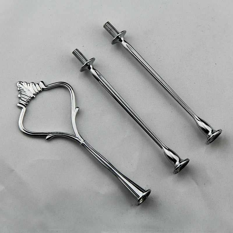 smalll crown 3 Tier Cake Stand Handle Fitting Centre Rods Hardware Free Shipping(one piece) home decor fondant decorating tools