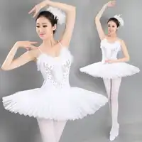 Volwassen Professionele Zwanenmeer Tutu Ballet Kostuum Hard Organdie Platter Rok Dansjurk 6 lagen