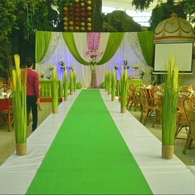 Wedding Favors White Non Woven Fabric Carpet Aisle Runner For Party