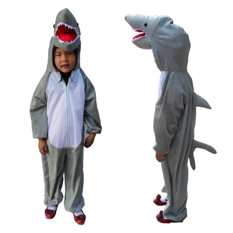 Shark Clothing Kids children Cosplay Costume Stage Exhibition Halloween