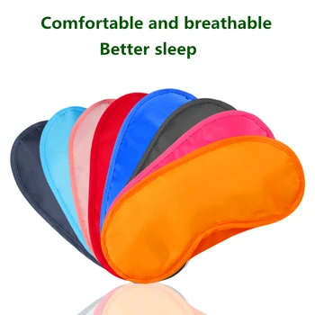 

1Pcs New Pure Silk Sleep Rest Eye Mask Padded Shade Cover Travel Relax Aid Blindfolds Memory Foam Sleeping Eye Patch