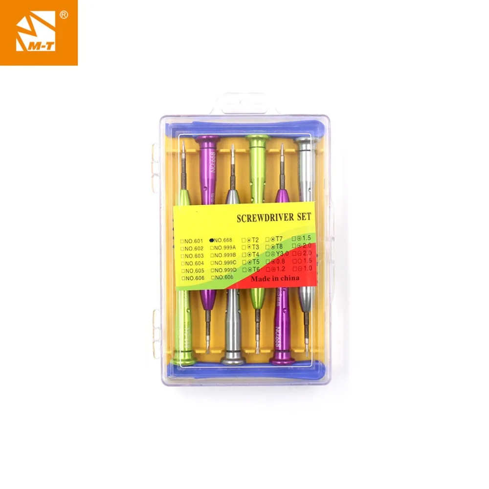 M-Triangle Screwdriver Set 6 in 1 Multifunctional Precision Screwdriver Repair Tool for Mobile Phone 