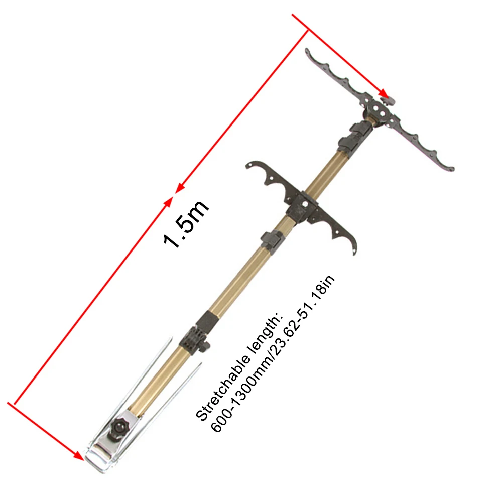 1,5 м подставка для удочки, кронштейн, регулируемый угол, держатель для удочек, телескопический инструмент для рыбалки, держатель для удочки, Аксессуары для рыбалки