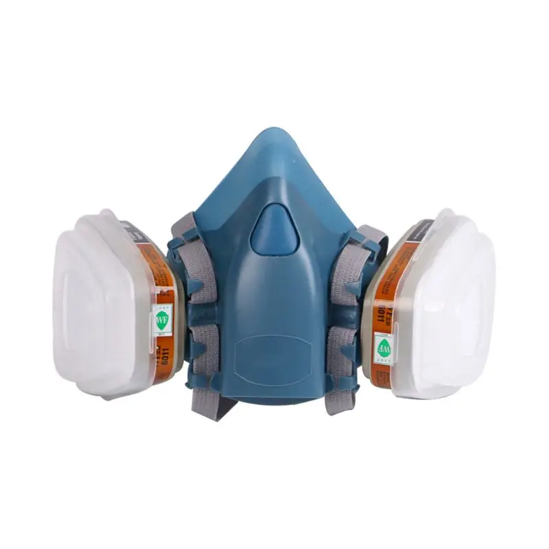 

1Set Standard Size Dust Gas Mask Full Face Respirator for Industrial Refine Mine Spray Chemical Smoke Fire Protection