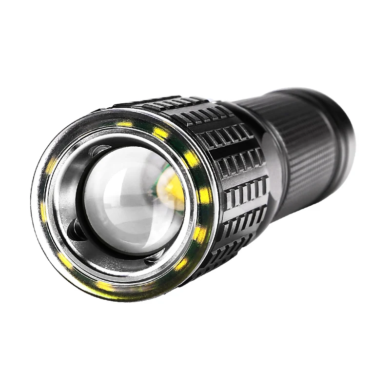 LED Aluminum Zoomable Flashlight YGAE CREE T6+12*COB Linterna Torch USB 18650 Military Tactics Powerful Led Flashlight Lampe LED Aluminum Zoomable Flashlight YGAE CREE T6+12*COB Linterna Torch USB 18650 Military Tactics Powerful Led Flashlight Lampe