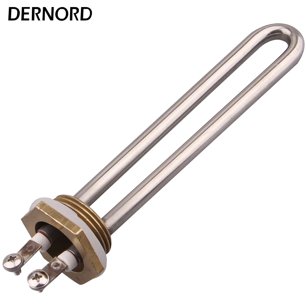 Dernord Boiler 220V 750W 1000W 1500W DN25 SUS304 Elektrische  Verwarmingselement Onderdompeling Buis Boiler element - AliExpress