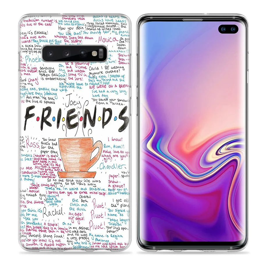 Друзей вместе ТВ Показать чехол для samsung Galaxy S8 S9 S10 5G S10e S7 Note 8 9 10 J4 J6 плюс J5 J8 2018 J3