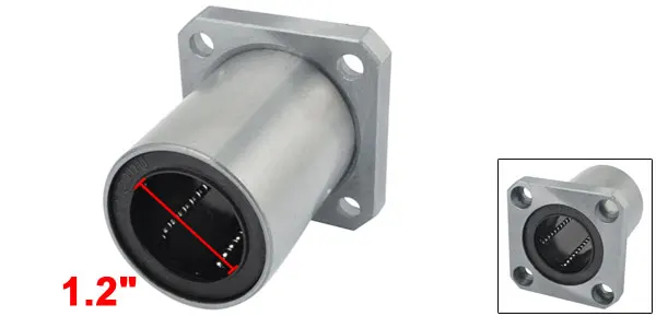 Carbon Steel LMK30UU Rubber Sealed Square Router Shaft Linear Motion Bearing