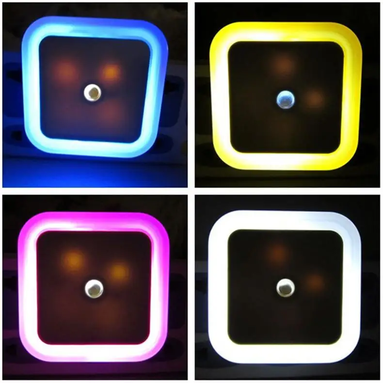 

Hot Sale Creative Plug Socket Automatic Energy Saving Light Sensor Control LED Wall Night Light Indoor Bedroom Decoration Lamp