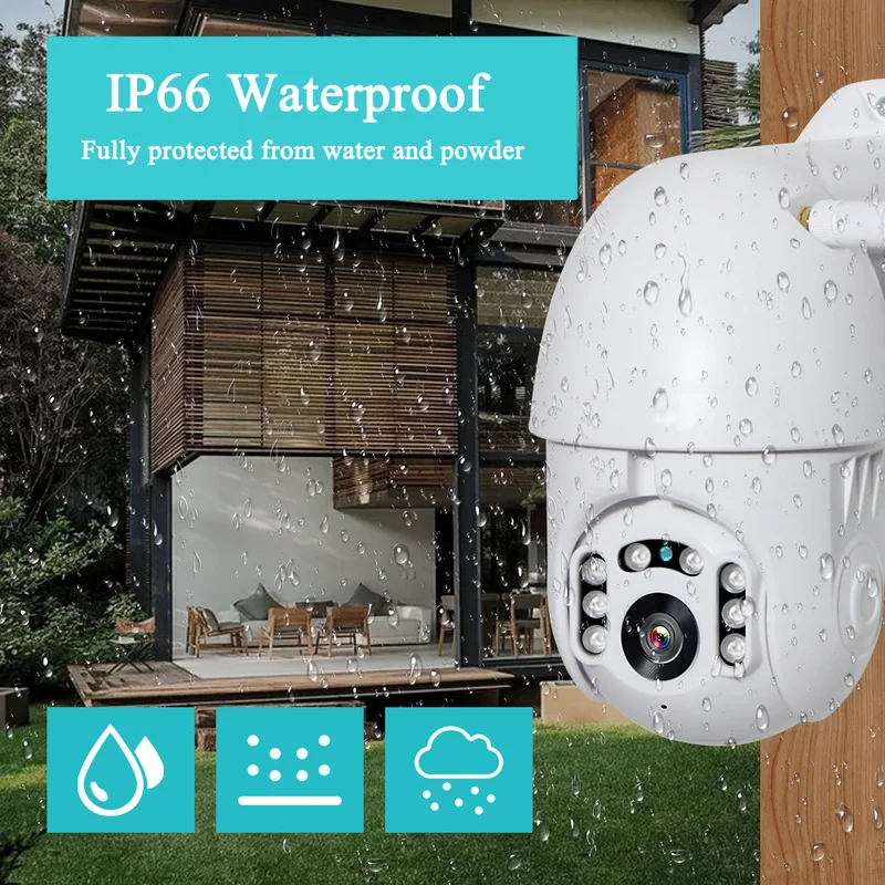 

2.5inch Mini outdoor 2MP IP PTZ wifi IP66 Waterproof two way audio cloud storage wireless IP PTZ Camera