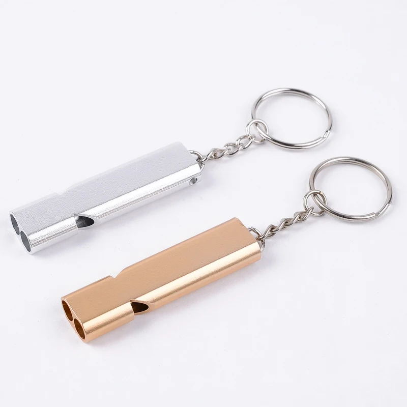 Keychain tool Outdoor EDC Emergency kit Camp Hike Safety Survival Whistle Sport Game Basketball Cheerleading Whistle