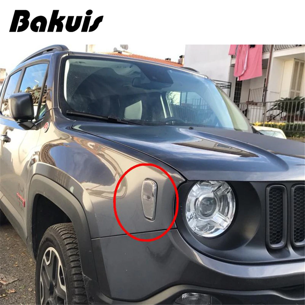 Аксессуары для Jeep Renegade 2014 2016 Передние поворотники боковые сигналы