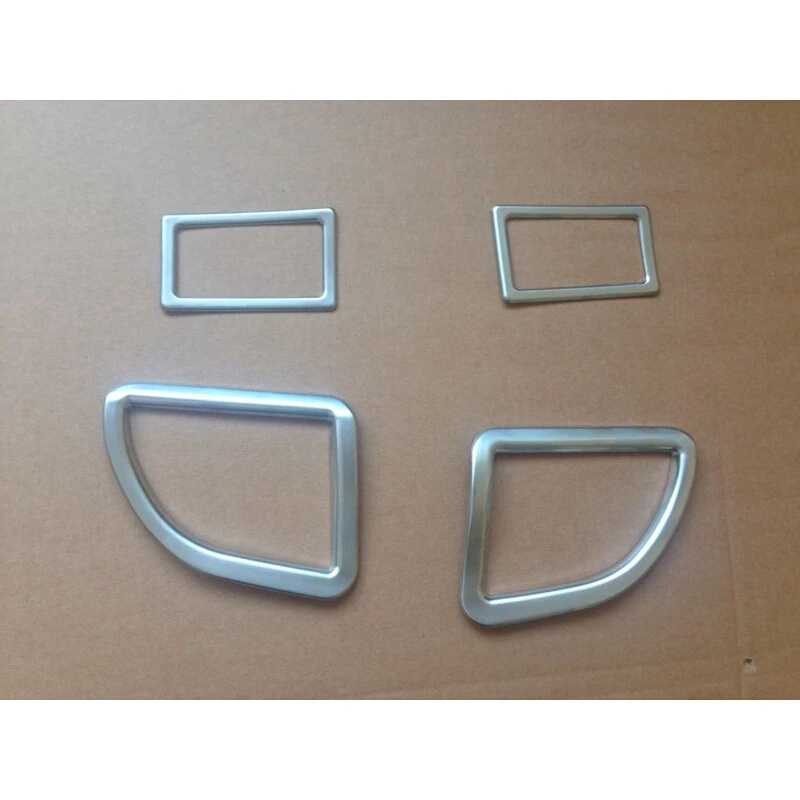 Car-style-garnish-cover-frame-lamp-trim-ABS-Plastic-front-Air-condition-Outlet-Vent-4pcs-For (1)