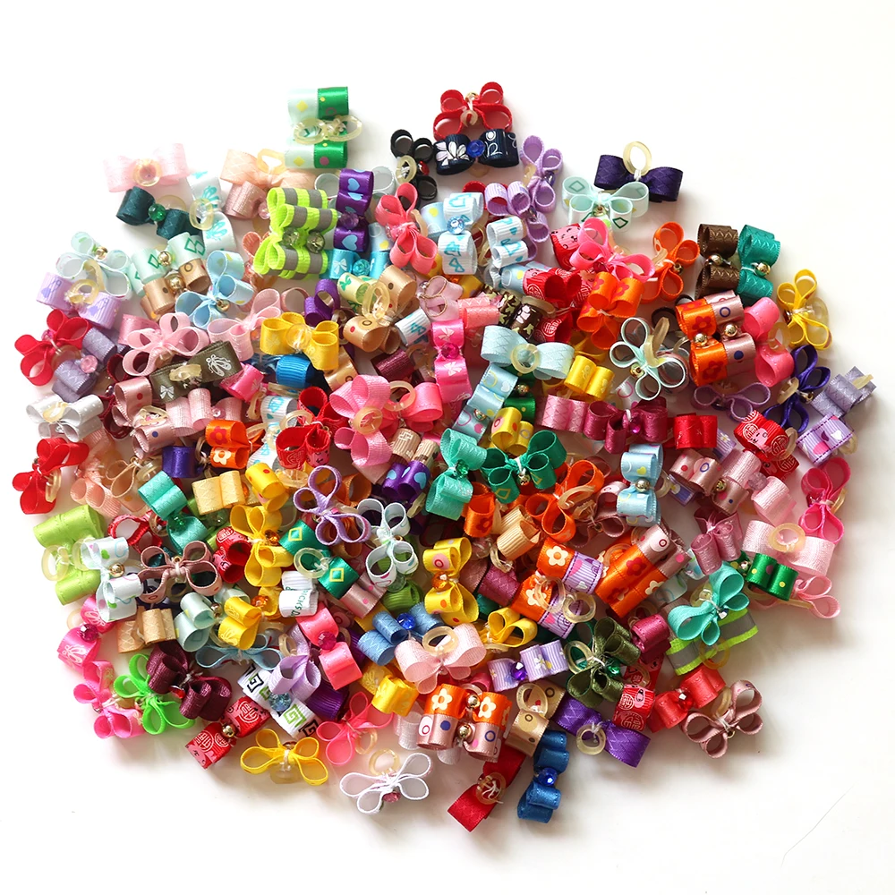 Price 100pcs Pet Accessories Dog Bows Pet Dog Hair Bows Samll Dog Hair Grooming Products Large Dog Bows Flower Pet Supplies