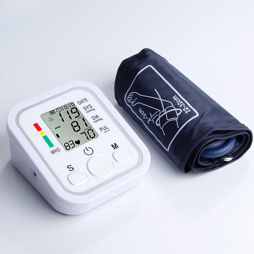 Медицинское оборудование цифровой монитор кровяного давления автоматический Пульсоксиметр верхней руки ЖК-экран режим памяти тонометр забота о здоровье