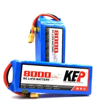 Высокомощный RC Lipo аккумулятор 2S 3S 4S 5S 6S 7,4 V 11,1 V 14,8 V 18,5 V 22,2 V 8000mAh 25C 35C для радиоуправляемого вертолета автомобиля литий-полимерный