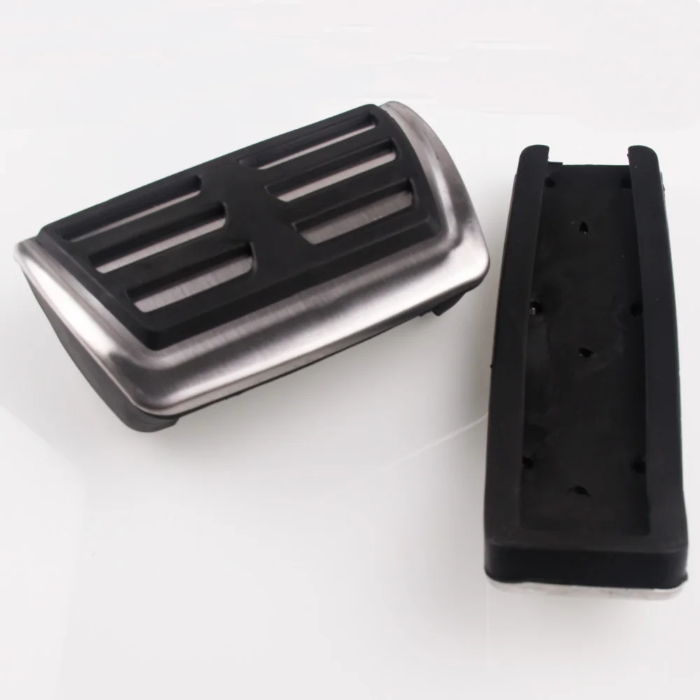 Car accessories Car pedals Pedal cover Stainless steel pedal cover Stainless steel Car Pedal Pads Cover AT case For Audi Q7 SQ7 Porsche Cayenne For VW Touareg