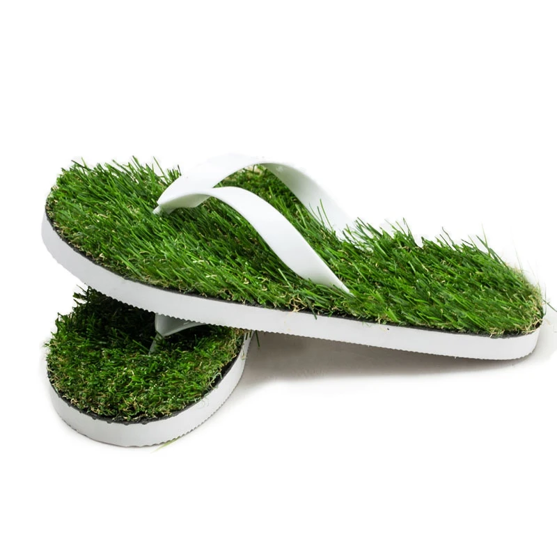 

Women Men Shoes Flat Bath Slippers Summer Sandals Indoor Outside Couple Slippers Imitation Lawn Non-Slip Flip Flops Beach Shoes