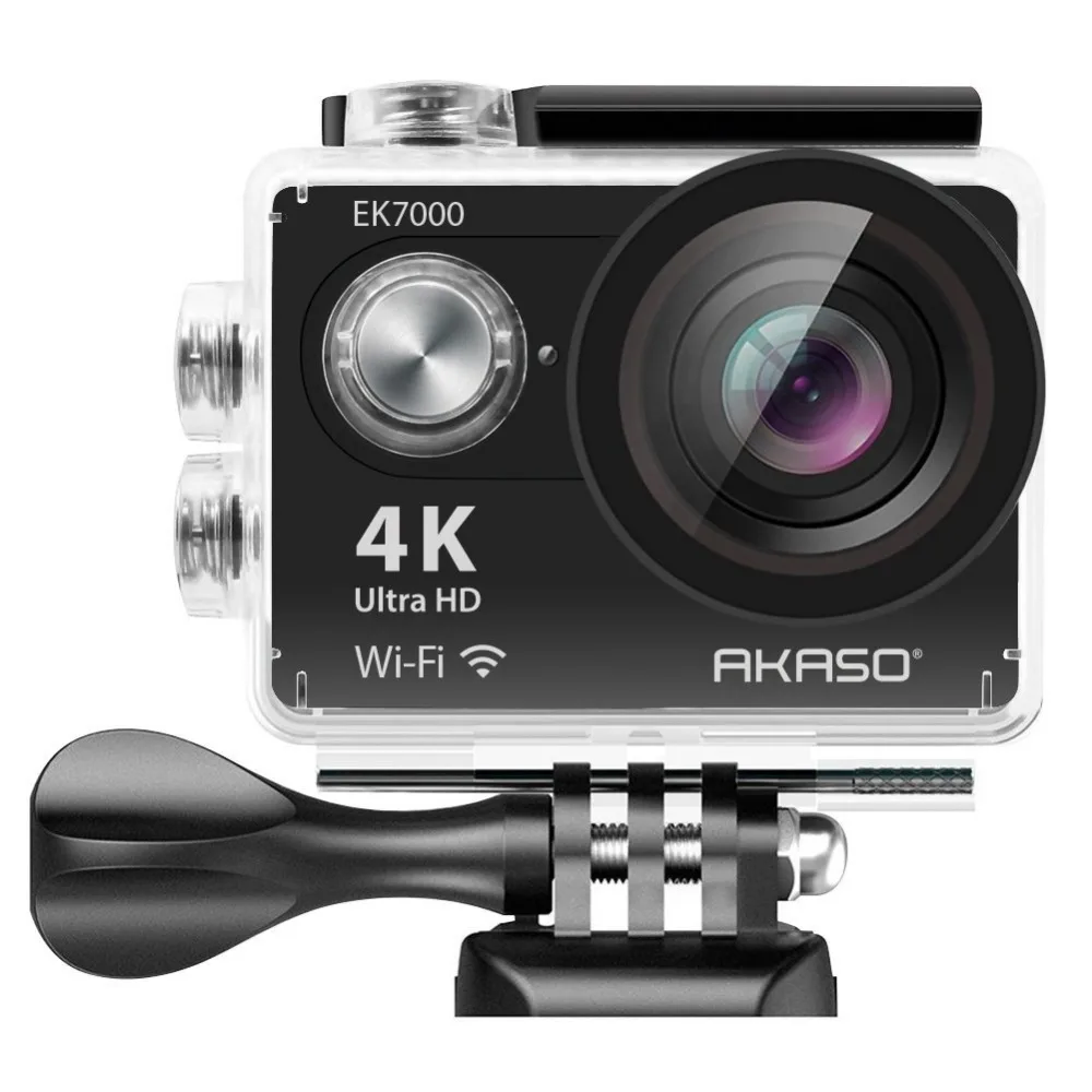 AKASO EK7000 Экшн-камера Ultra HD 4 K WiFi 1080 P/60fps 2,0 lcd 170D объектив шлем Cam Водонепроницаемый Pro Спортивная камера